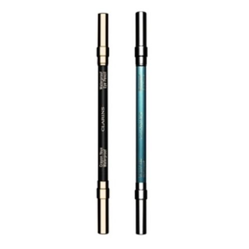 Waterproof pencils 01 Intense Black & 05 Aquatic Green Clarins