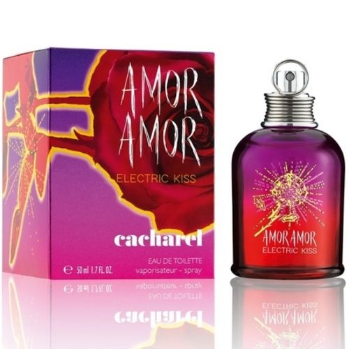 Amor Amor Electric Kiss case and bottle
